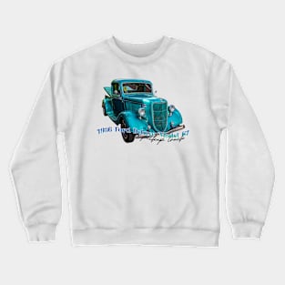 1936 Ford Deluxe Model 67 Pickup Truck Crewneck Sweatshirt